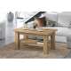 Sofabord Astoria 110-150x68 cm  - eik craft - justerbart