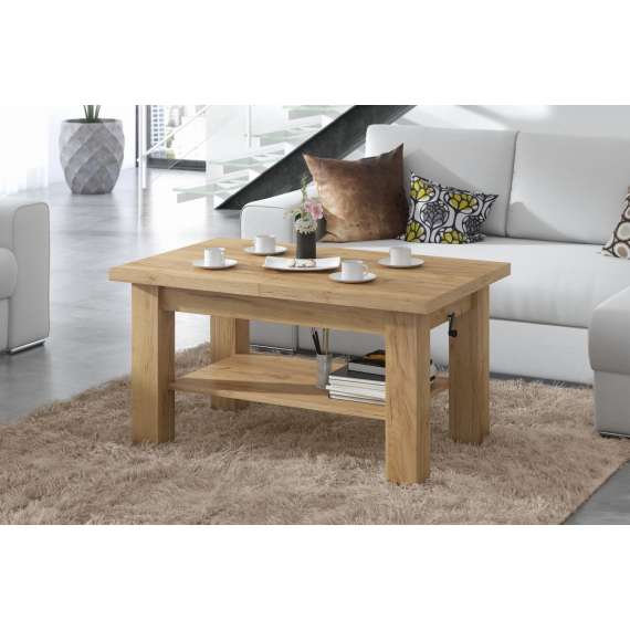 Sofabord Astoria 110-150 cm  - eik craft - justerbart