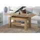 Sofabord Astoria 110-150x68 cm  - eik craft - justerbart