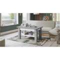 Sofabord Astoria 110-150x68 cm - betong - hvit matt - justerbart