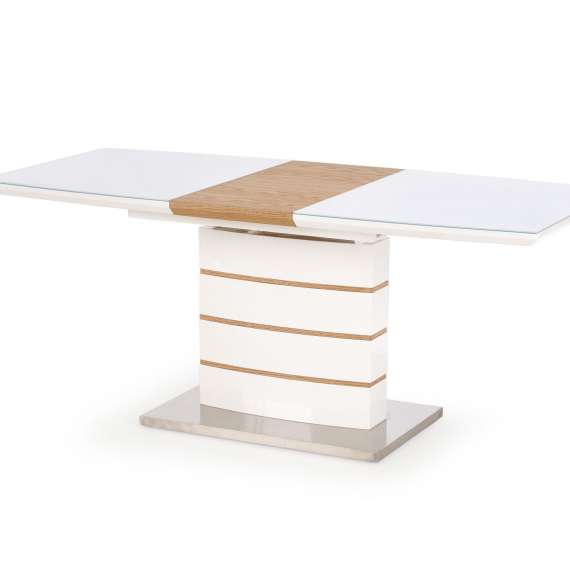 Spisebord Toronto 140-180 cm - Høyglans - Eik