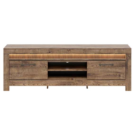 Tv-bord Torin 180 cm - Eikelook - 2 dører - Belysning