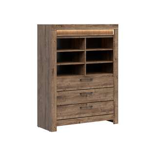 Skap Torin 114x150 cm - Eikelook - med belysning