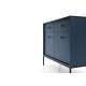 Skjenk Mono 104x83 cm - Mørk blå - 2 skuffer - 2 dører