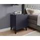 Nattbord Amanti 44x52 cm - Mørk blå - 1 skuff - 2 stk