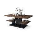Sofabord Viva 110x45 cm - eik brun - svart matt
