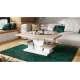 Sofabord Viva 110x45 cm - eik sonoma - hvit matt