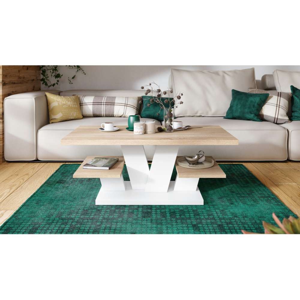 Sofabord med hyller Billig stuebord&salongbord Møbelland.no