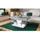 Sofabord Viva 110x45 cm - betong - hvit matt