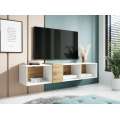 TV-bord Venila 160 cm - Vegghengt - Hyller