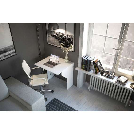 Sammenleggbart skrivebord Binga 78 cm - Hvit