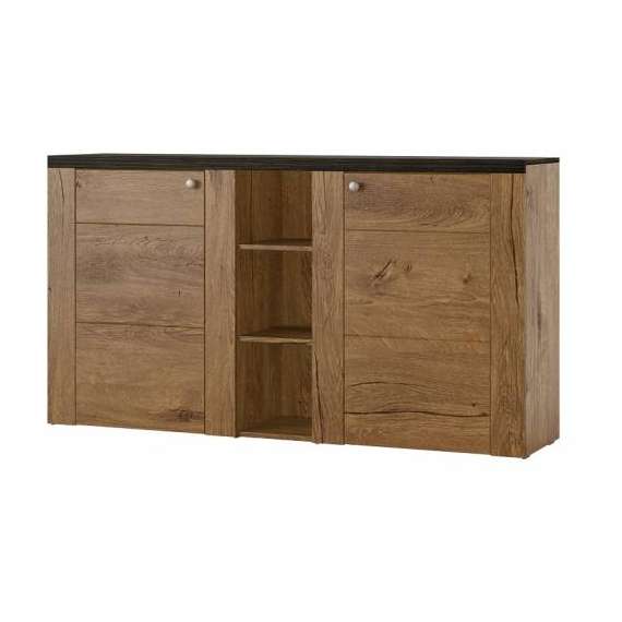 Skjenk Lerena 155x85 cm - Eik lefkas - Touchwood - 2 dører