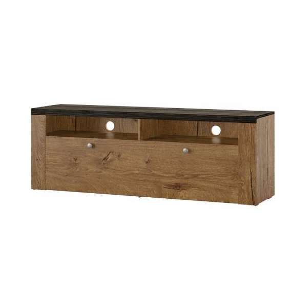 Tv-benk Lorena 140x49 cm - Eik lefkas - Touchwood - 1 dør