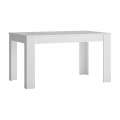 Spisebord Resi 140-180 cm - Hvit høyglans