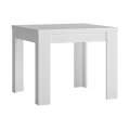 Spisebord Resi 90-180 cm - Hvit høyglans
