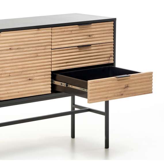 Skjenk Mantera 160x86 cm - eik artisan - 3 skuffer - 2 dører