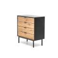 Kommode Mantera 80x86 cm - eik artisan - 4 skuffer