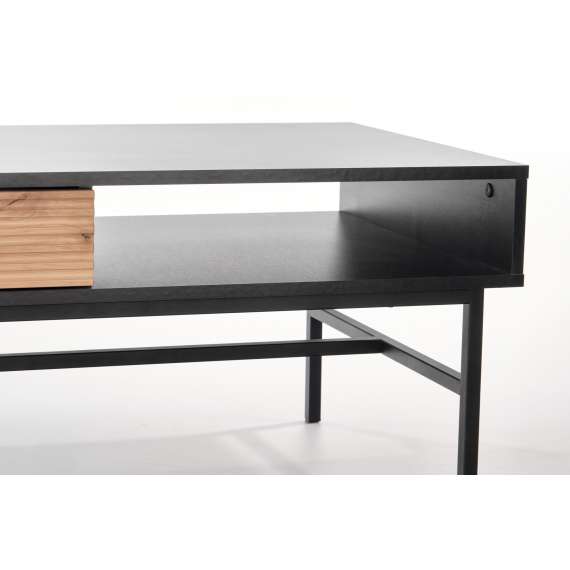 Stuebord Mantera 110x46 cm - eik artisan - svart matt