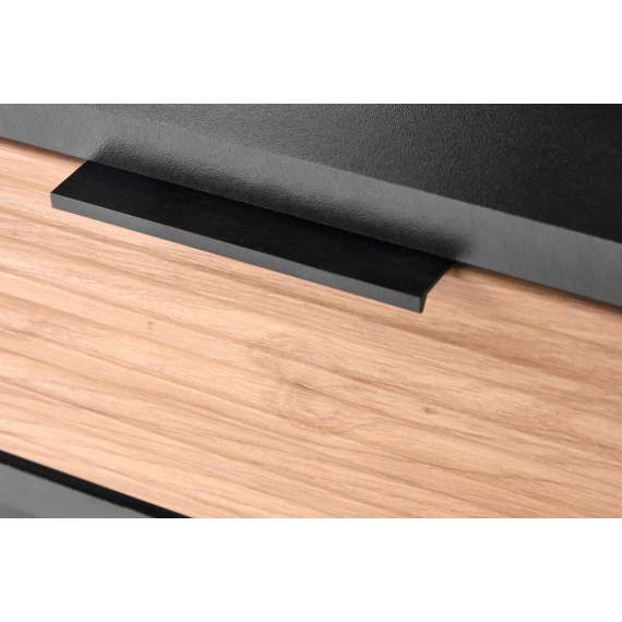 Stuebord Mantera 110x46 cm - eik artisan - svart matt