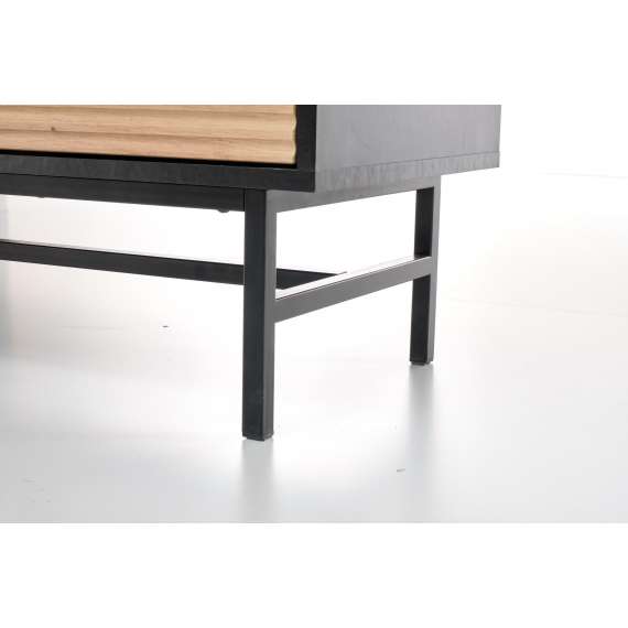 Stuebord Mantera 110x46 cm - eik artisan - svart matt