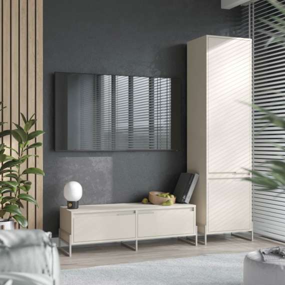 Tv-benk Enea 70/95 x 38 cm - 2 dører