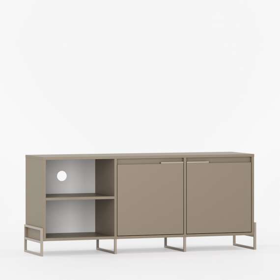 Tv-benk Inea 125-180 x 65 cm - 2 dører