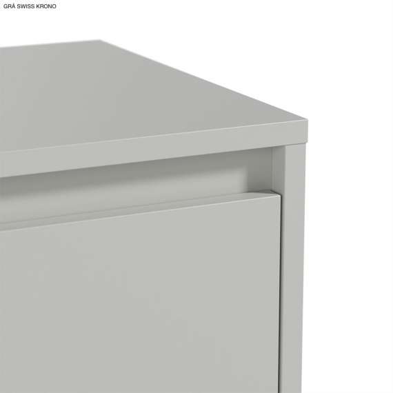 Tv-benk Inea 125-180 x 65 cm - 2 dører - 1 skuff