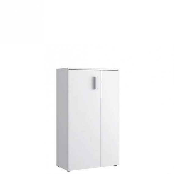 Skoskap Boots 69x120 cm - Hvit matt