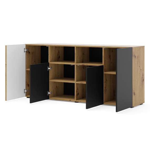 Skjenk Auris 180x82 cm - Spiler - 4 dører