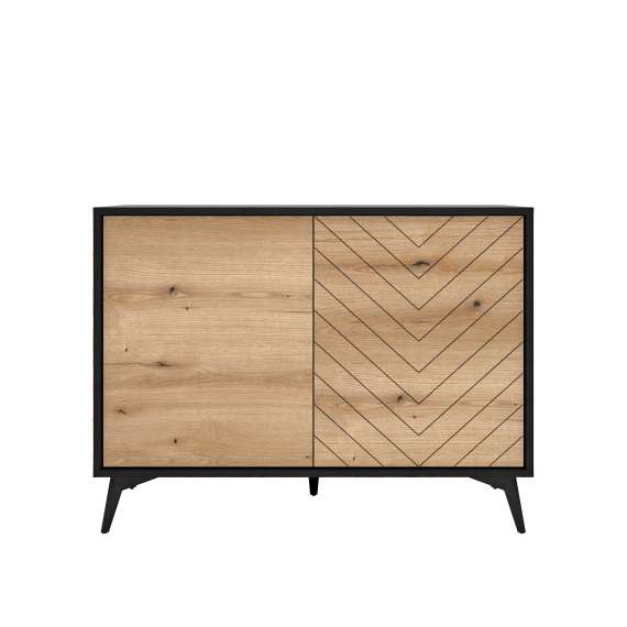 Skjenk Diamea 104x77 cm - Svart - Trelook