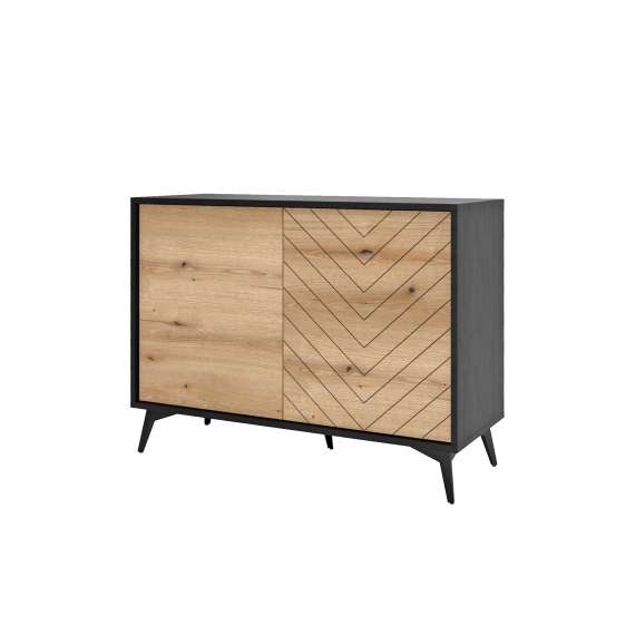 Skjenk Diamea 104x77 cm - Svart - Trelook