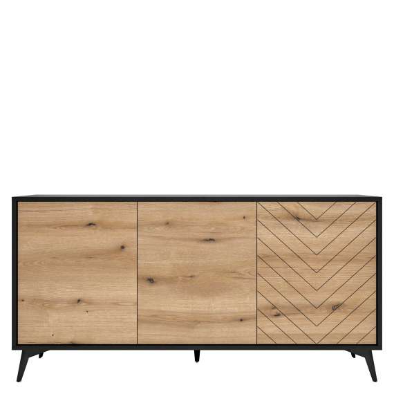Skjenk Diamea 154x77 cm - Svart - Trelook