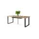 Spisebord Avari 120-270 cm - eik craft - metallben