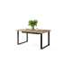 Spisebord Avari 120-270 cm - eik craft - metallben