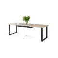 Spisebord Avari 120-270 cm - eik sonoma - metall bein