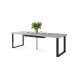 Spisebord Avari 120-270 cm - betong - metall bein