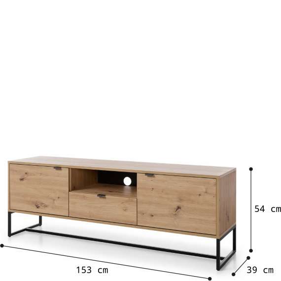 Tv-benk Amber 153x54 cm - Trelook