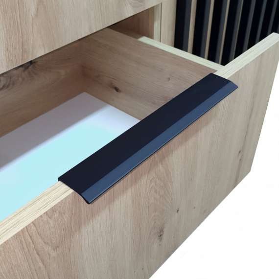 Garderobeskap Nelly 105x200 cm - 2 dører - Speil - Spiler