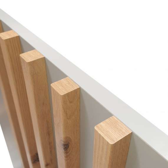 Garderobeskap Nelly 105x200 cm - 2 dører - Speil - Spiler