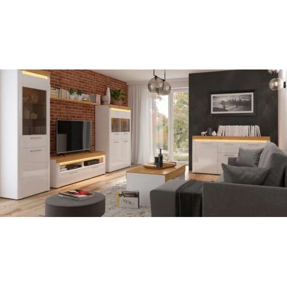 Tv-benk Horton 167x54 cm - 2 skuffer