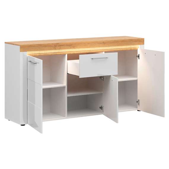 Skjenk Horton 170x90 cm - 1 skuff - 3 dører