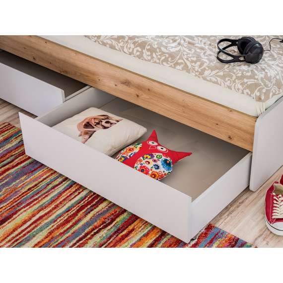 Seng Vivera 90x200 cm - med skuffer