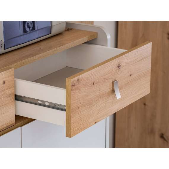 Skjenk Vivera 139x86 cm - 3 dører - 3 skuffer