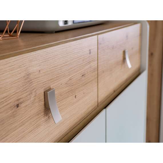 Skjenk Vivera 139x86 cm - 3 dører - 3 skuffer