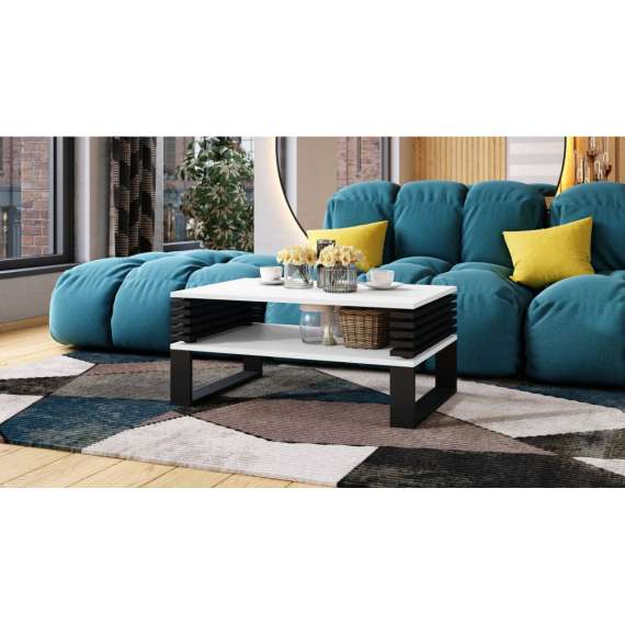 Stuebord Gokke 90x42 cm - med ben og hylle