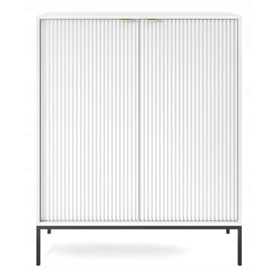 Skjenk Nova 104x125 cm - Hvit matt - Spiler