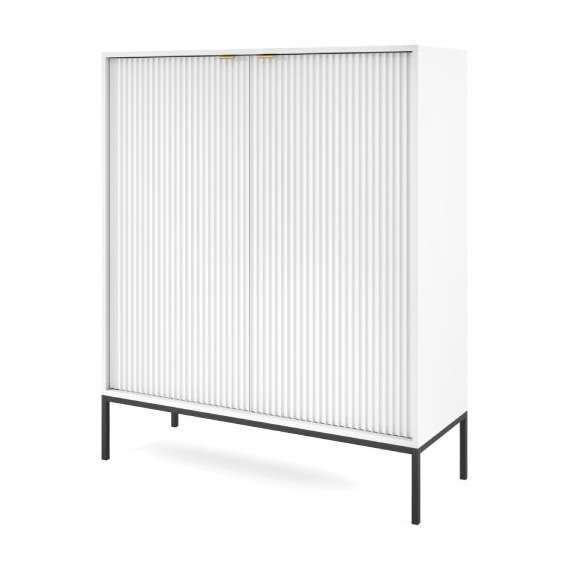 Skjenk Nova 104x125 cm - Hvit matt - Spiler