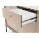 Skjenk Mono 154x83 cm - Beige - 3 skuffer - 3 dører