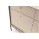 Skjenk Mono 104x83 cm - Beige - 2 skuffer - 2 dører