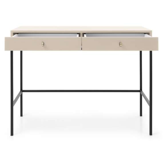Sminkebord Mono 104x78 cm - Beige - 2 skuffer